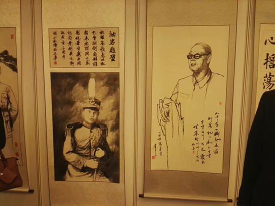 书画展现场