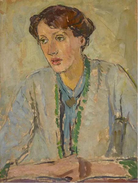 瓦内萨?贝尔，《伍尔夫肖像（Virginia Woolf）》，约1912年