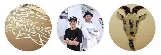 CHOPSTICKS台北站艺术家Yoshinori Sakamaki Sense（左）和田中健太郎（右）
