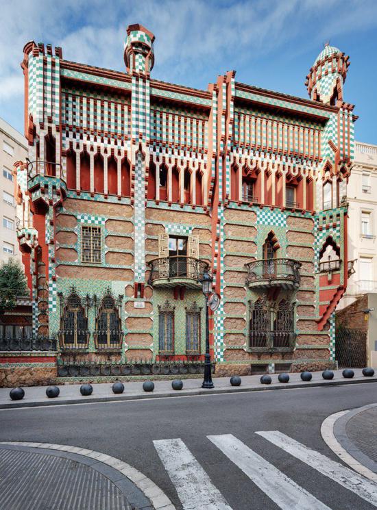 Casa Vicens。图片：致谢Casa Vicens与摄影师Pol Viladoms