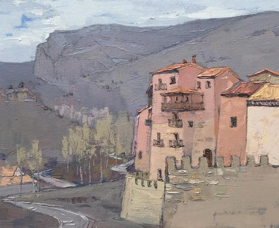 西班牙风景(8)(50cmx60cm)