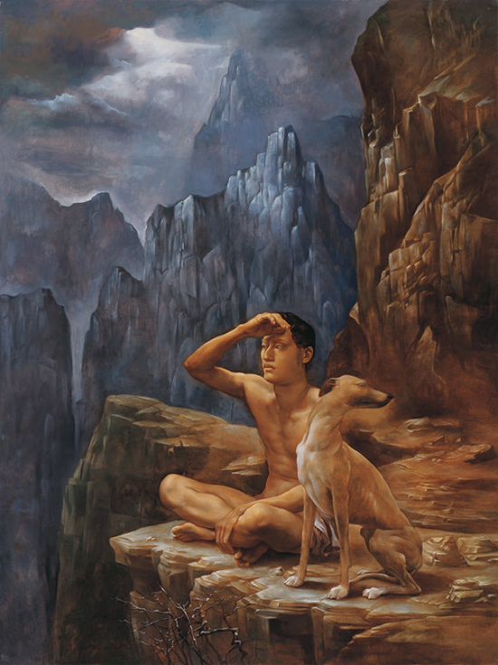 　　章犇  Zhang Ben

　　天象  Celestial

　　布面油画  Oil on canvas

　　120x90 cm  2012