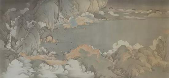 郝量《潇湘八景——琳琅》，绢本水墨，2015年