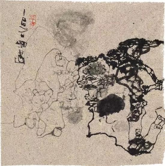 石虎书法 56 x 50cm 石虎个展