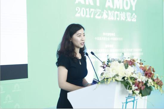 艺术厦门展览会执行总裁 滕丽