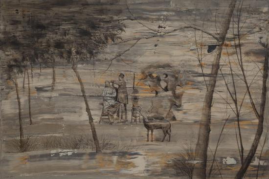 《流年 》 100x150cm 布面丙烯、油画 2016