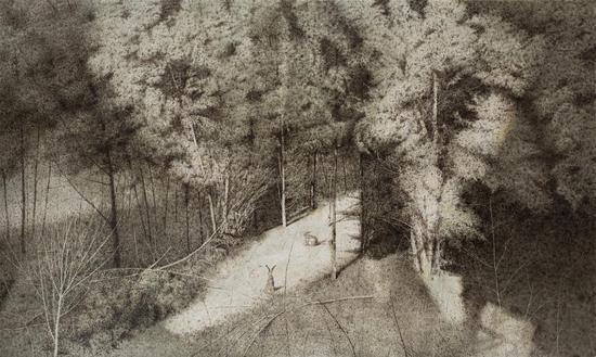 《十二月-艳阳天》 150x250cm 布面油画 2015