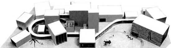 　十和田市现代美术馆建筑模型