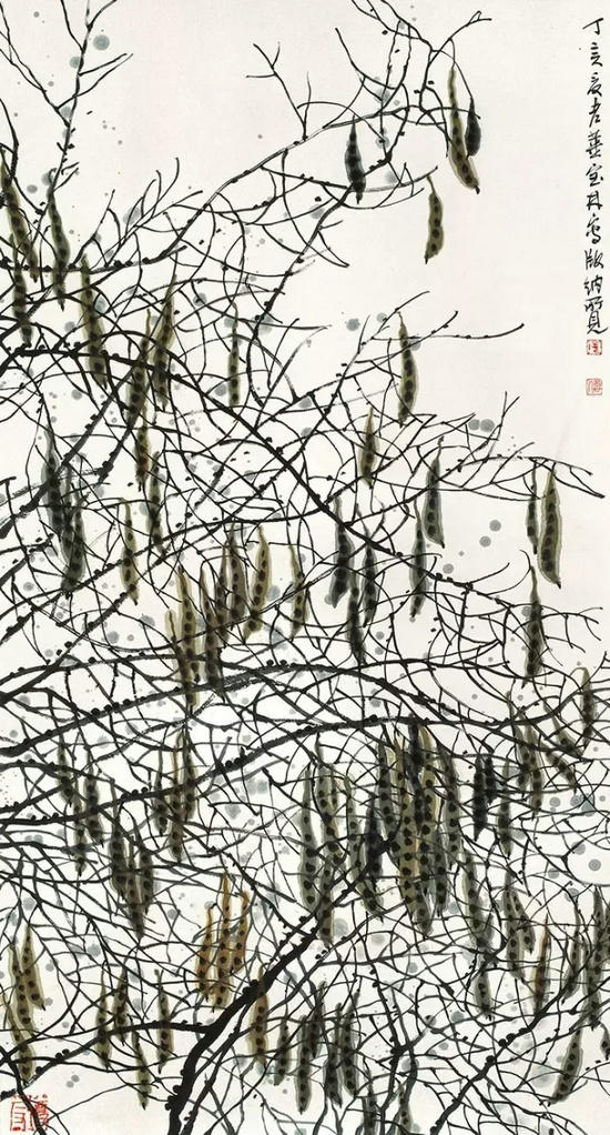 姜宝林《西双版纳系列·豆角》 180cm×96cm 2007