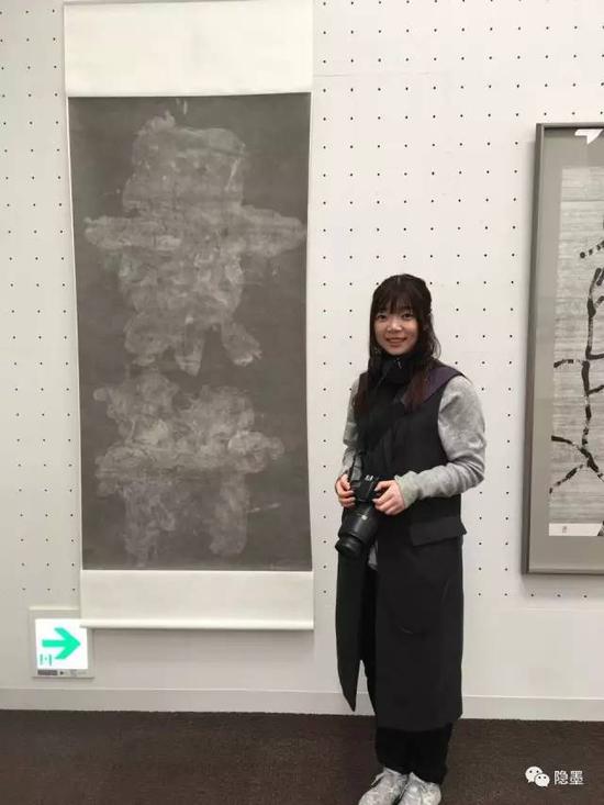 　　东京朋友沫子参观于2017年3月2日在日本东京都美术馆开幕的“醒墨会展第22回——21世纪新水墨”现场