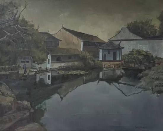 徐夏林《岁月江南. NO2》  100cmx80cm