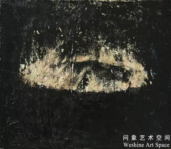 《燃烧3-太阳》35×40cm 布面油画 2016年