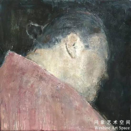 《呼吸者的肖像11》60×60cm 布面油画 2016年