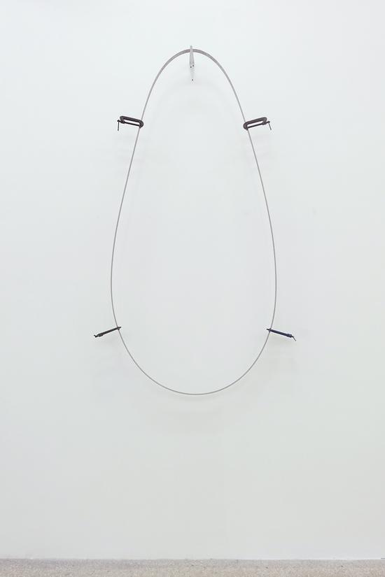 ������������Wang Enlai, �ֳߺ�G�ּУ�Steel Ruler and G clamp, װ�ã� Installation, �ߴ�ɱ�, Variable Size,2017