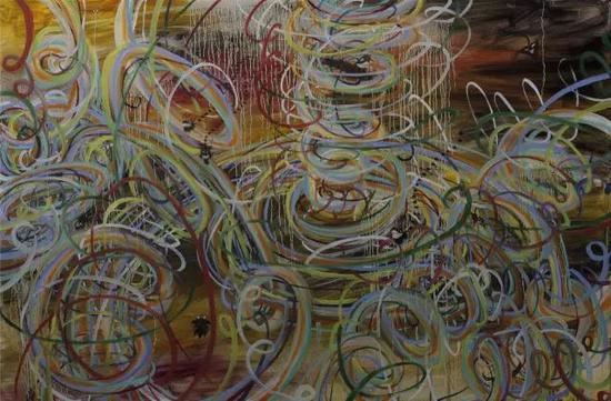 杨珂 一十一道云彩 — 赑屃 布面油画 2016