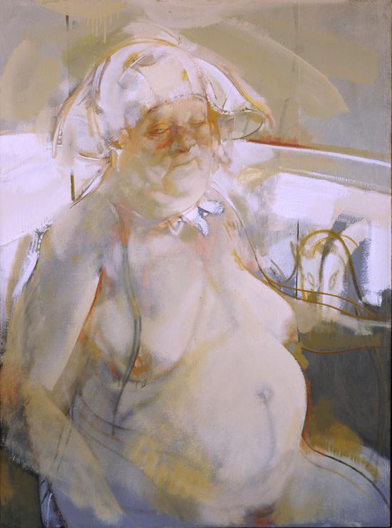 姜建忠作品《女人体No.1》布面油画 140x110cm 2006年