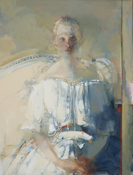 ��������Ʒ��������ŮNo.1�������ͻ� 120x100cm 2005��