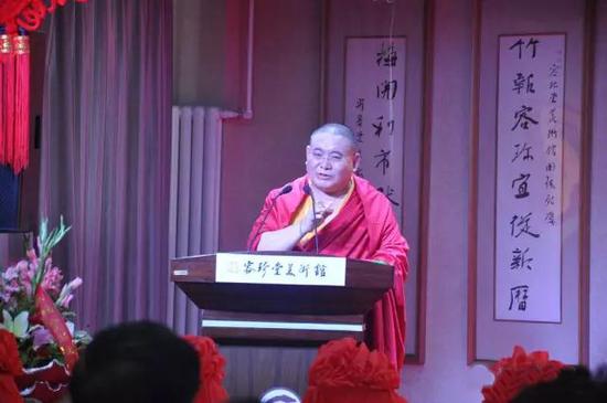 金刚法王梵文书法作品世界巡展北京第二站举办