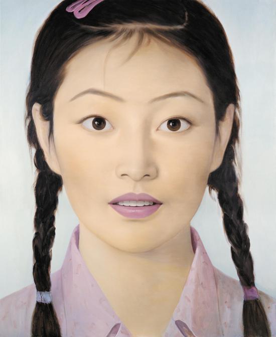 中国美丽 No.1 布面油画 220x180cm；2008