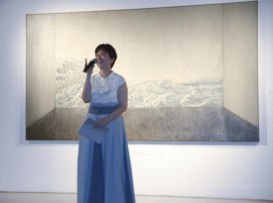 “站在对面的风景”展览开幕式——明园集团总裁、上海明圆美术馆馆长凌菲菲致辞