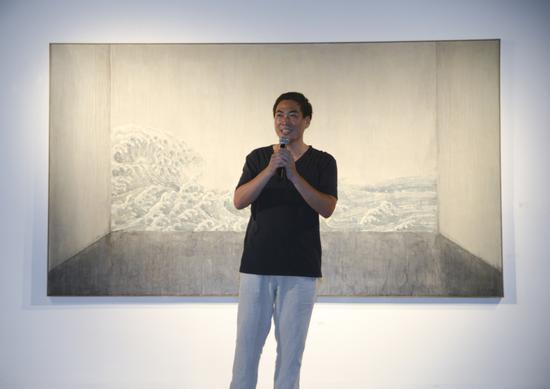 “站在对面的风景”展览开幕式——参展艺术家代表毛宗种发言