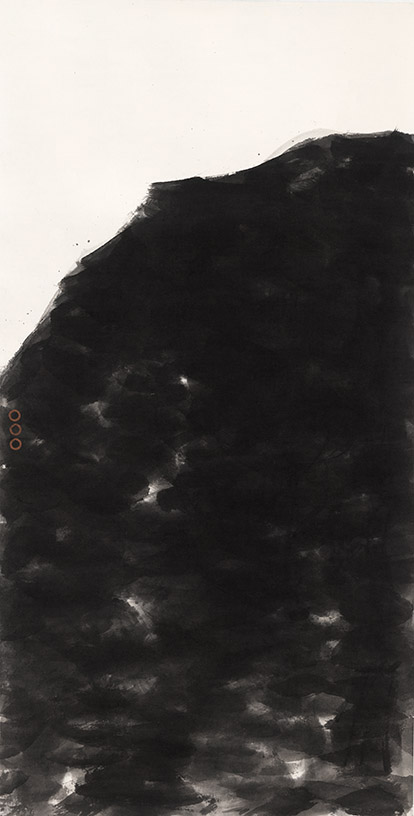 谢海  绝色江山之一  水墨纸本  69×35cm  2015年
