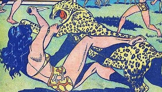 佐特漫画于1947年创作发行的漫画《丛林女神瑞拉赫》(Rulah, Jungle Goddess)