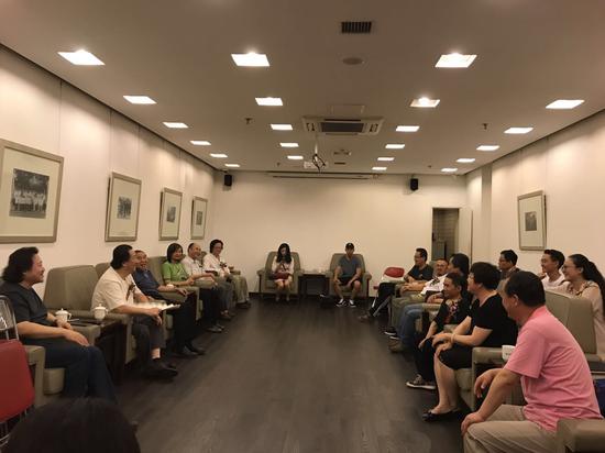 杨晓阳与青海艺术家们座谈