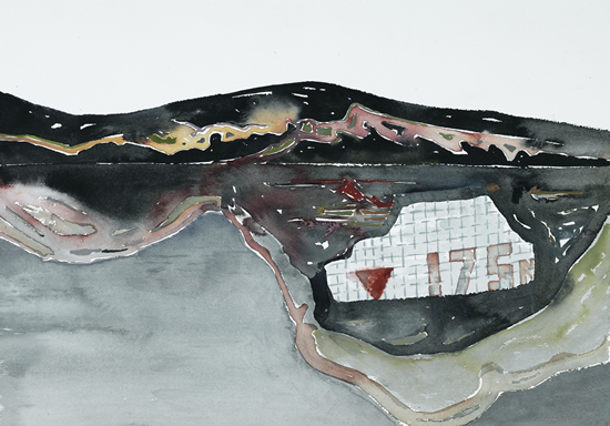 《175M》 50.5x30.5cm,纸本水彩,2016 - 副本