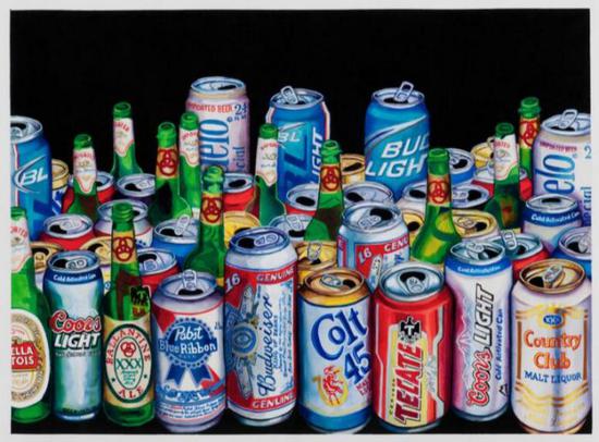 汤姆·桑福德（Tom Sanford）, 《50瓶啤酒》（50 Beers）,2010.