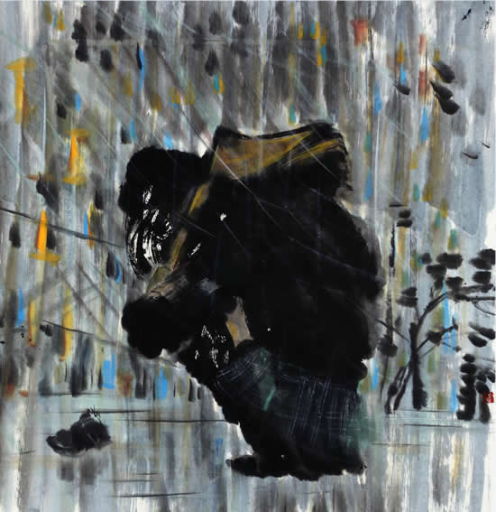 彭文斌 《绽放》 彭文斌 68X68cm 综合材料 2013年