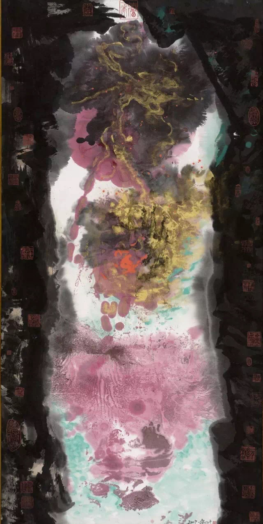 杨波作品《众妙之门》 成交价：180,000 RMB 