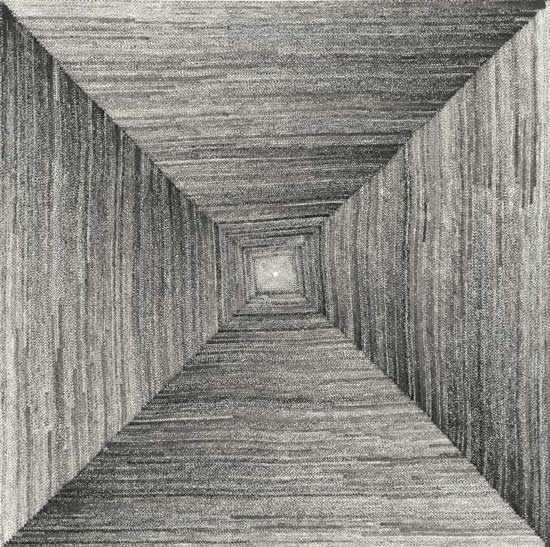 《四方之极》对话2014远古系列之一 69cmx69cm 2014年