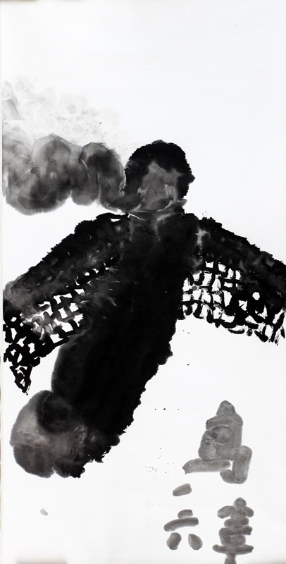 鸟,2017, 69 X 138 CM