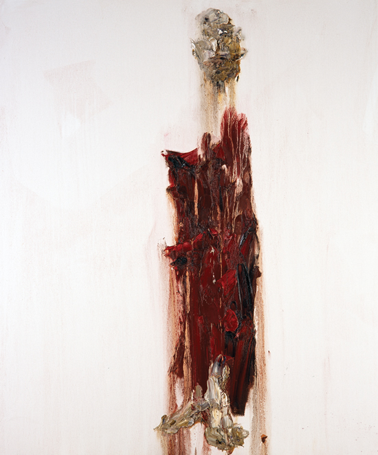 红衣人,2008,油画,182.8 X152.5 CM