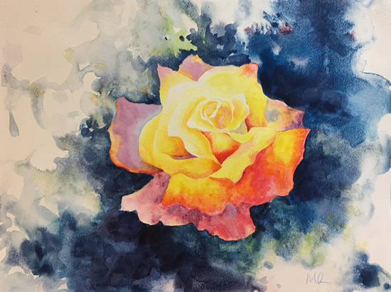 《孤独的繁华》系列作品27X27cm(单幅)纸本2