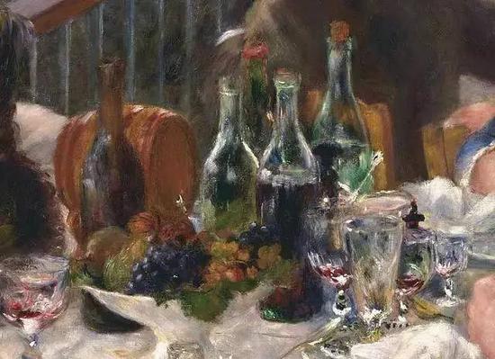 　　Detail from Luncheon of the Boating Party, Pierre-Auguste Renoir, 1880-1881 (Collection: The Phillips Collection)