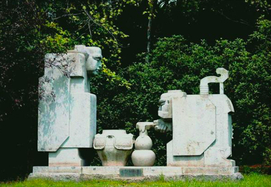 《射手和卖油郎》武汉东湖寓言雕塑园