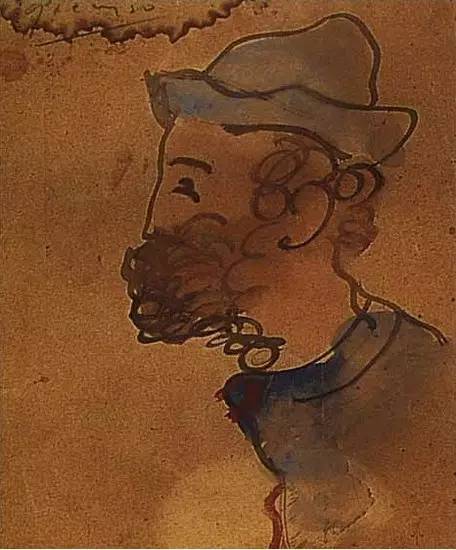 毕加索,Portrait of Ramon Pixot,1897