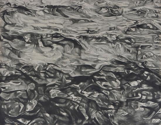 2012，《山-水》，布面油画，140X180cm（3）