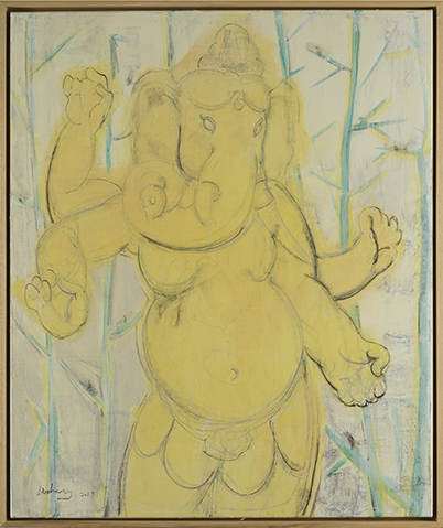 《来自陌生的了解》120X100cm 布上油画 2017