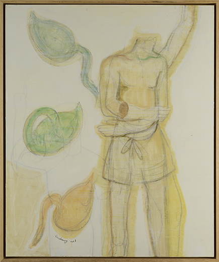 《兵马俑的外延语言》120X100cm 布上油画 2017