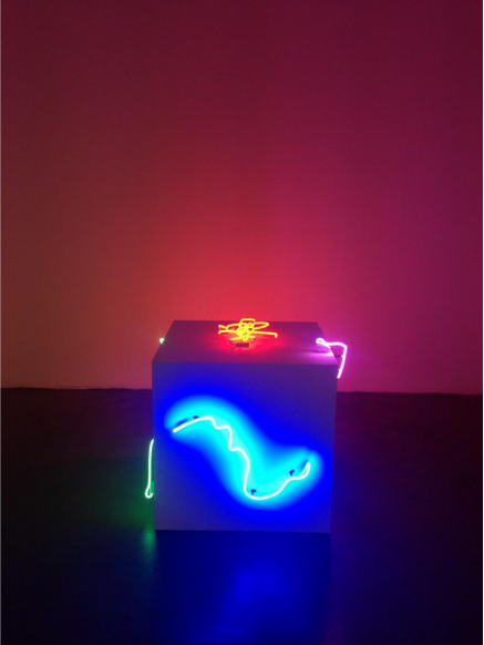 吴晓宁、完全的分离、霓虹灯装置、尺寸可变、2017