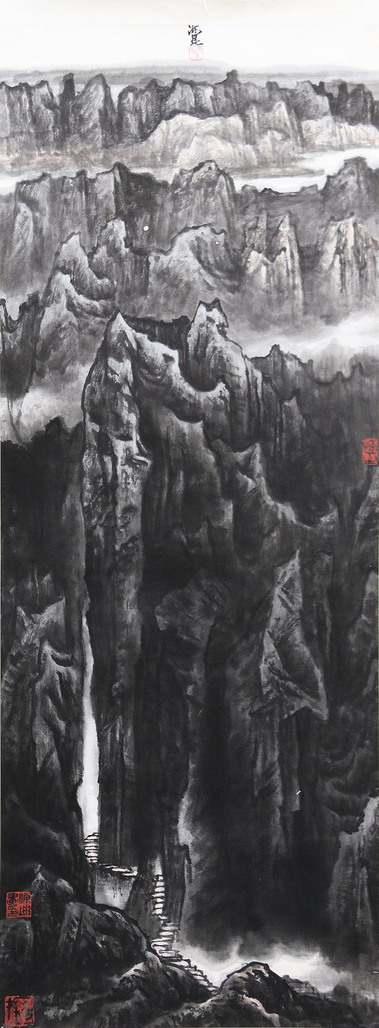 土林奇观-王海鲲-137×51cm