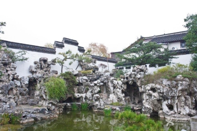石涛叠石作品片石山房