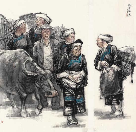 袁武师生画展《墨境相生》在京举行|中央美术