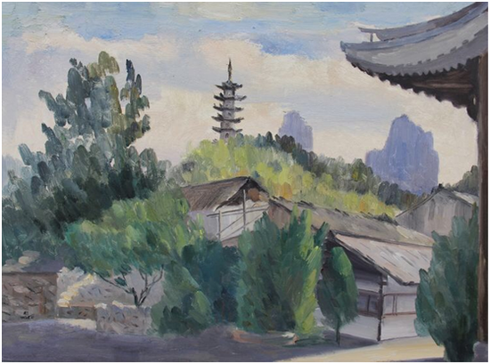 大戏台 60×80cm