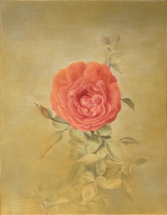 花卉 45x35cm布面油画 (2)