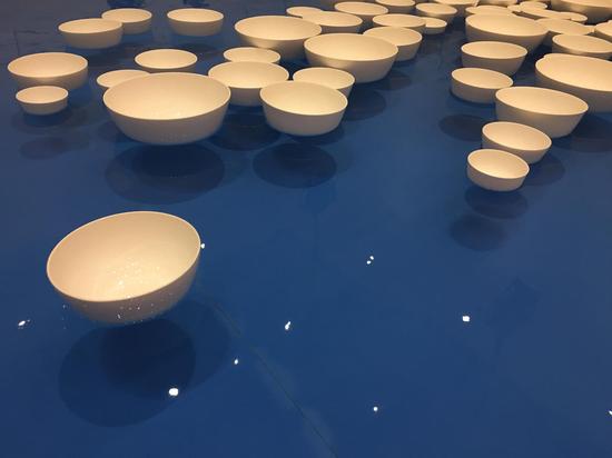 《趋势》现场定制装置 混合媒介 2017(局部)