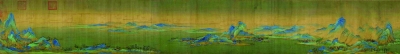 千里江山图 局部 (国画) 北宋 王希孟